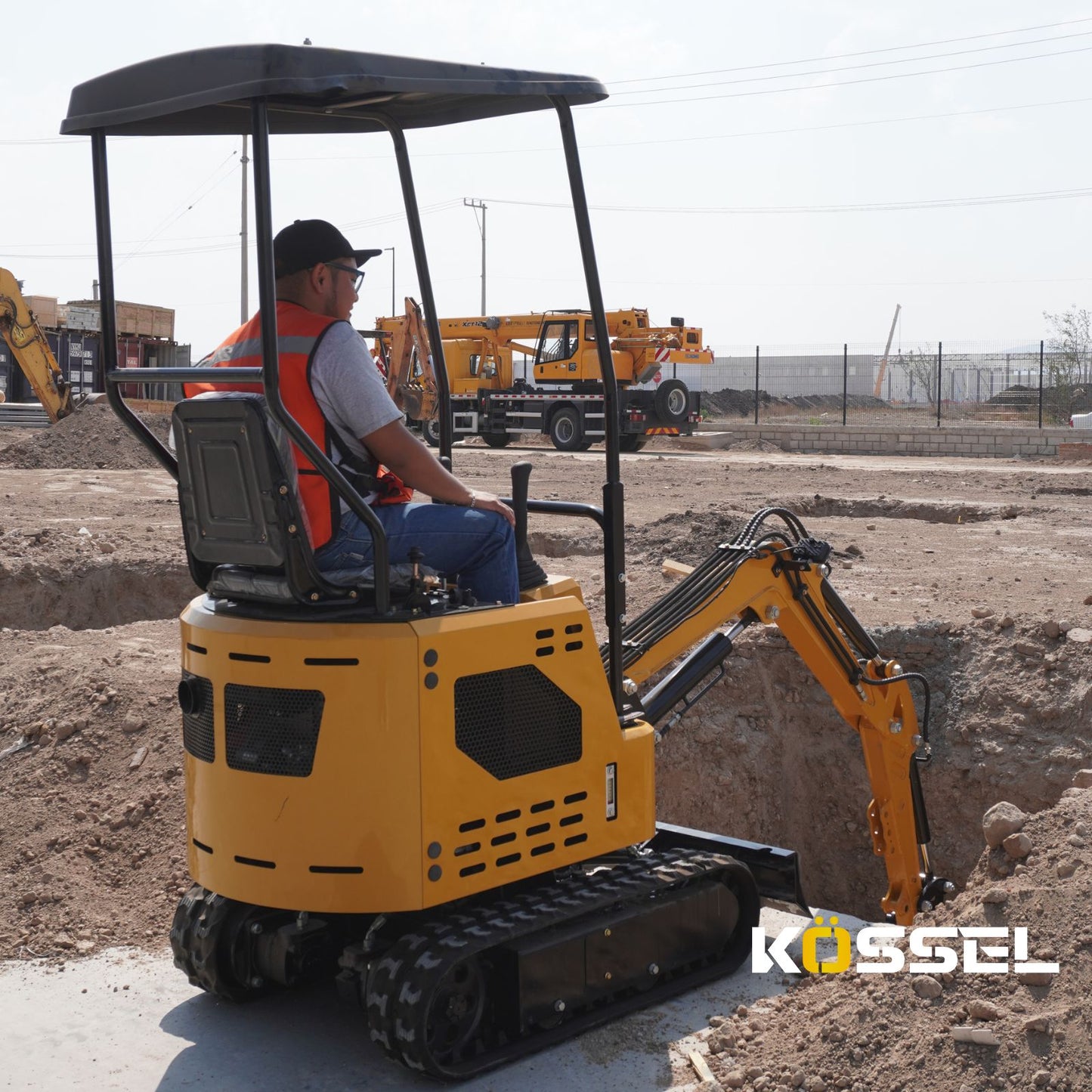 Mini excavadora Nueva 1 Ton Kossel Con Accesorio