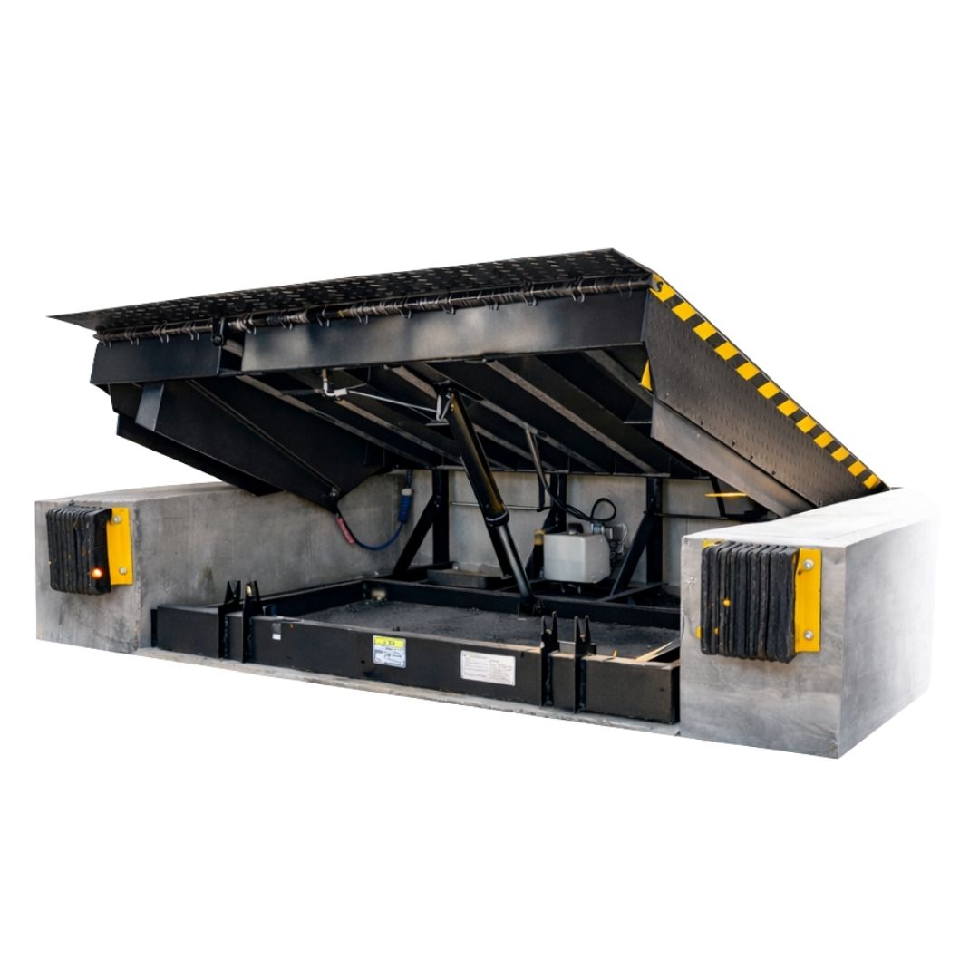 Rampa niveladora de muelle eléctrica