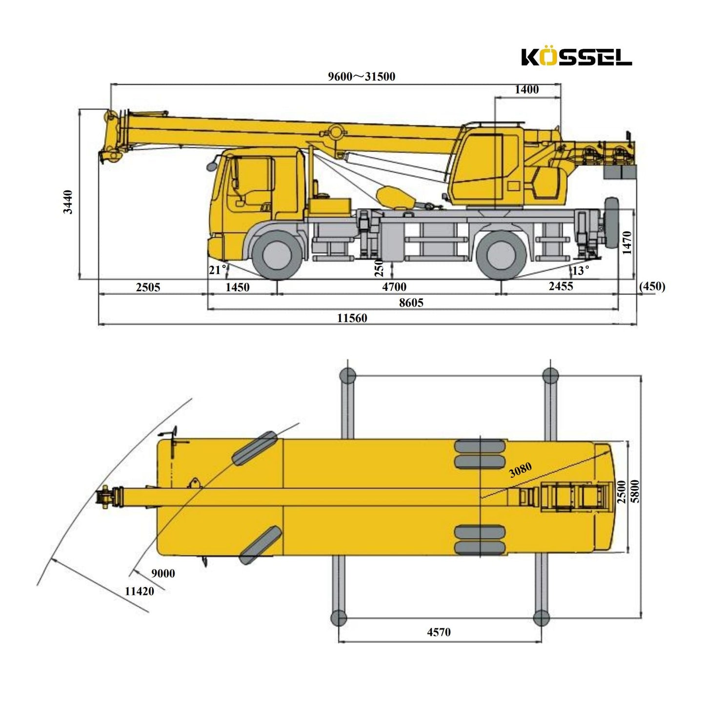 Grúa Xct De 12 Ton, Xcmg 2023