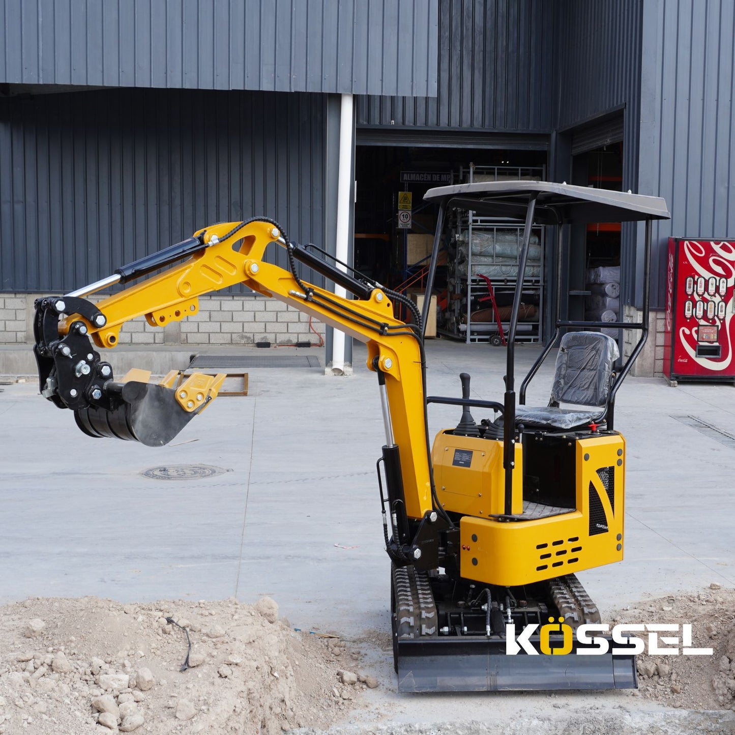 Mini excavadora Nueva 1 Ton Kossel Con Accesorio