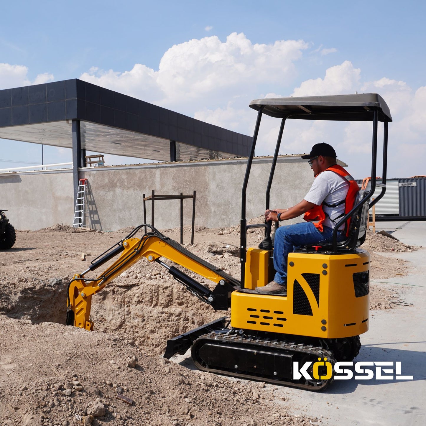 Mini excavadora Nueva 1 Ton Kossel Con Accesorio