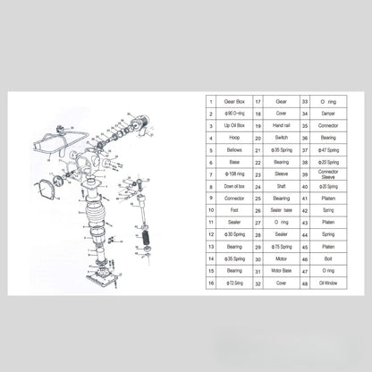 Bailarina Compactadora 6.5 Hp Apisonadora GZD-110