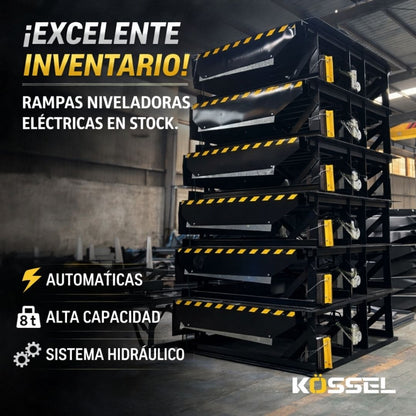 Rampa niveladora de muelle eléctrica