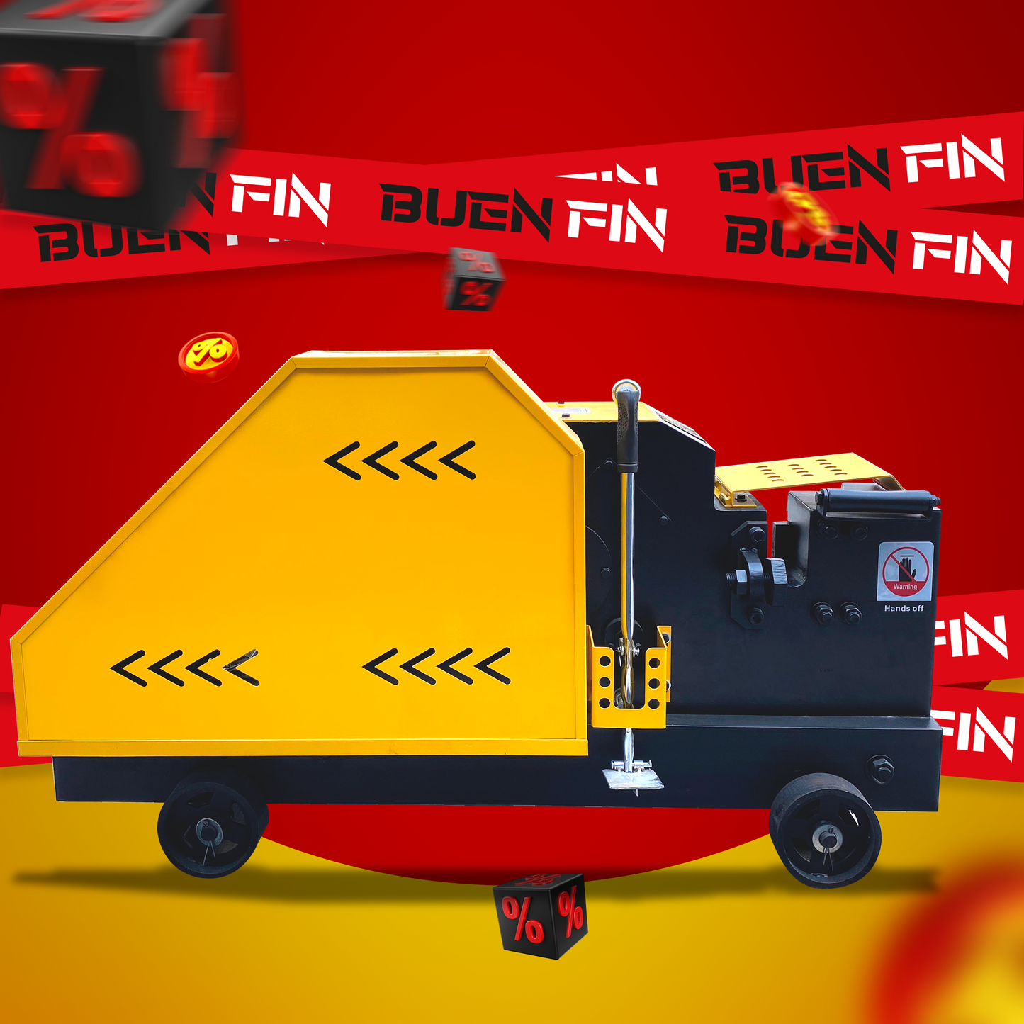 Máquina Cortadora De Varilla GW55 (38 - 40 mm)