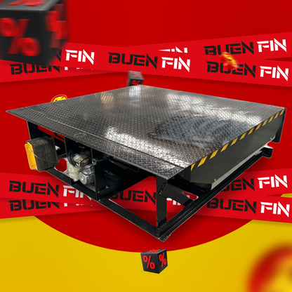 Rampa niveladora de muelle eléctrica