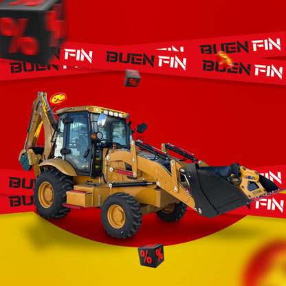 Retroexcavadora Rennuo 2025, Cabina Cerrada